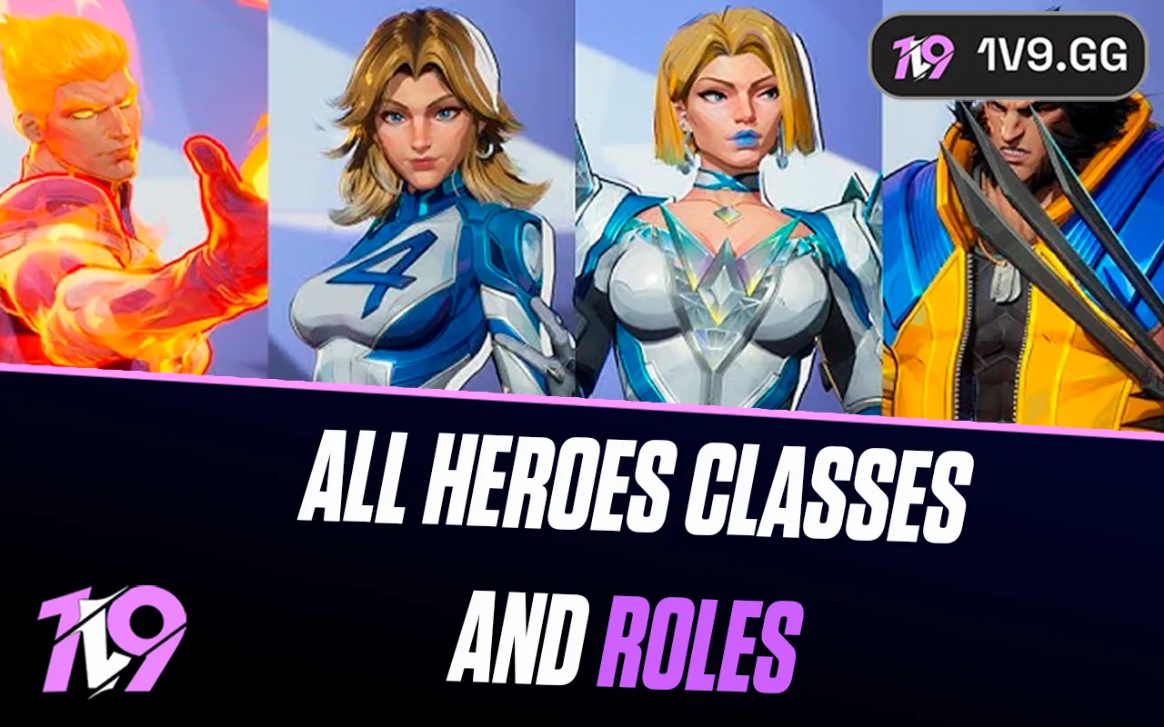 All Marvel Rivals Character Classes And Roles